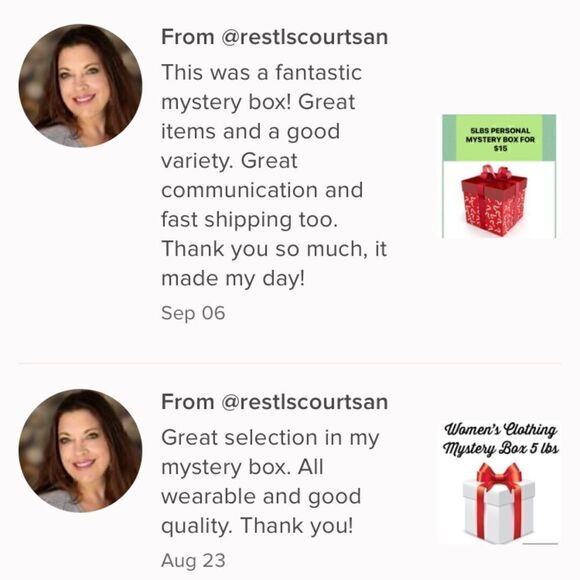 Women’s Mystery Box 5 lbs All Season Assorted Brands Clothing - Picture 2 of 11